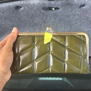 Patricia Nash Everly Quilted Leather Framed Clutch